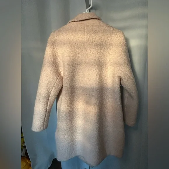 Zara Light Pink Teddy Jacket - Picture 3 of 3